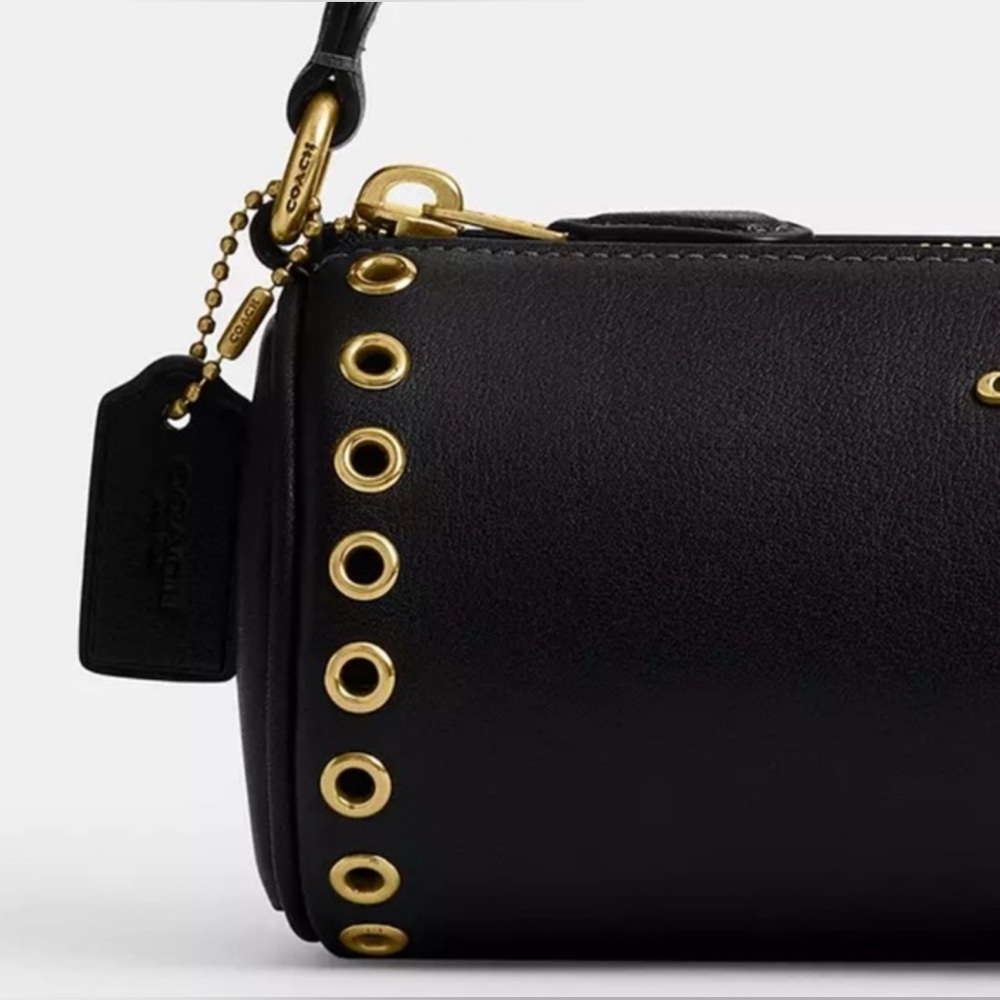 Coach Nolita Mini Barrel Bag with Gold Groments - Picture 2 of 13